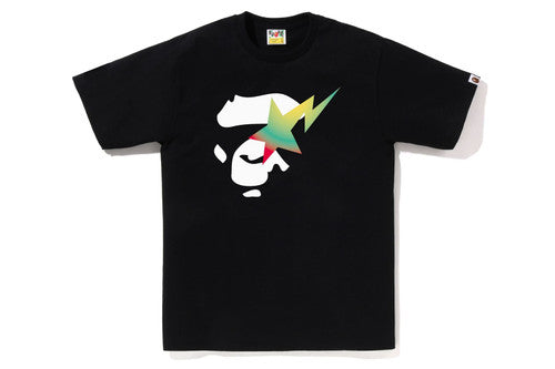 Bape Gradation Ape Face Sta Tee