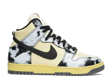 Nike Dunk High Black Acid Wash