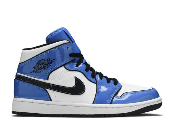 Jordan 1 Mid Signal Blue