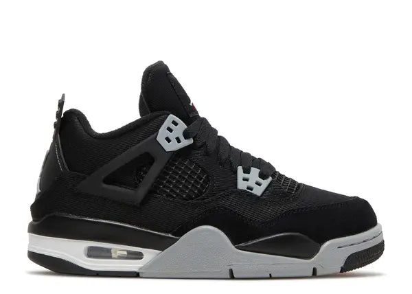 Jordan 4 Black Canvas (GS)