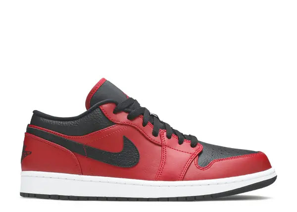Jordan 1 Low Reverse Bred Pebbled Swoosh