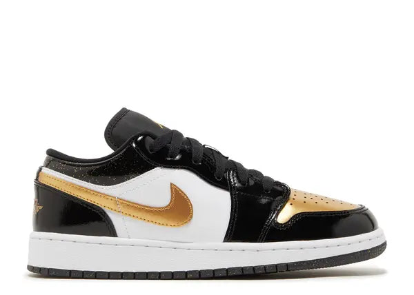 Jordan 1 Low Metallic Black Gold (GS)