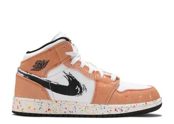 Jordan 1 Mid Brushstroke (GS)