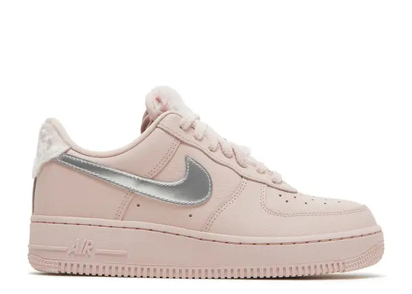 Nike Air Force 1 Low Pink Faux Sherpa Fur (Women's)