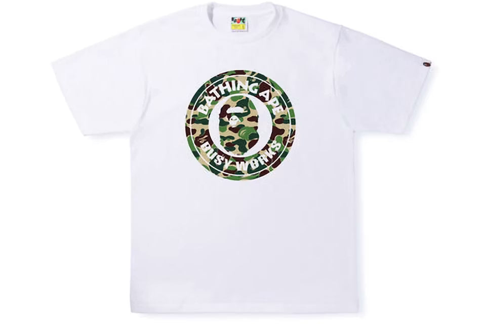BAPE ABC Camo Busy Works Tee (Green)