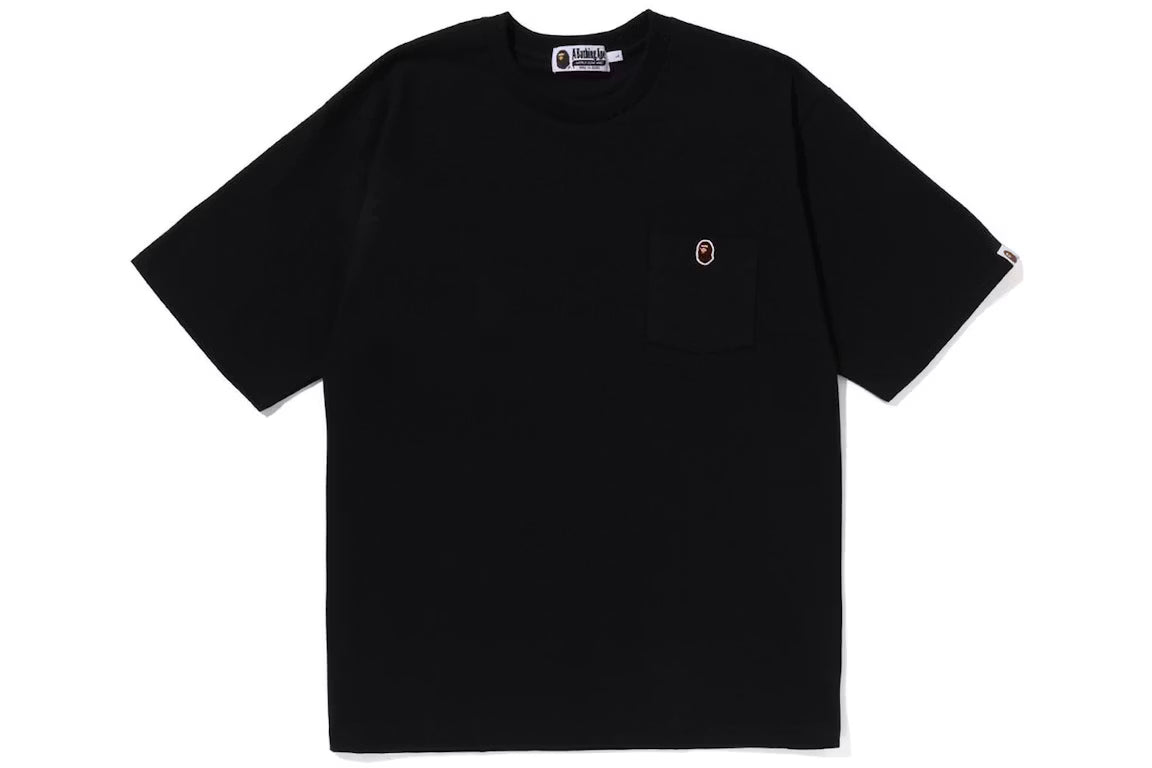 BAPE Ape Head One Point Relaxed Fit Black T-Shirt