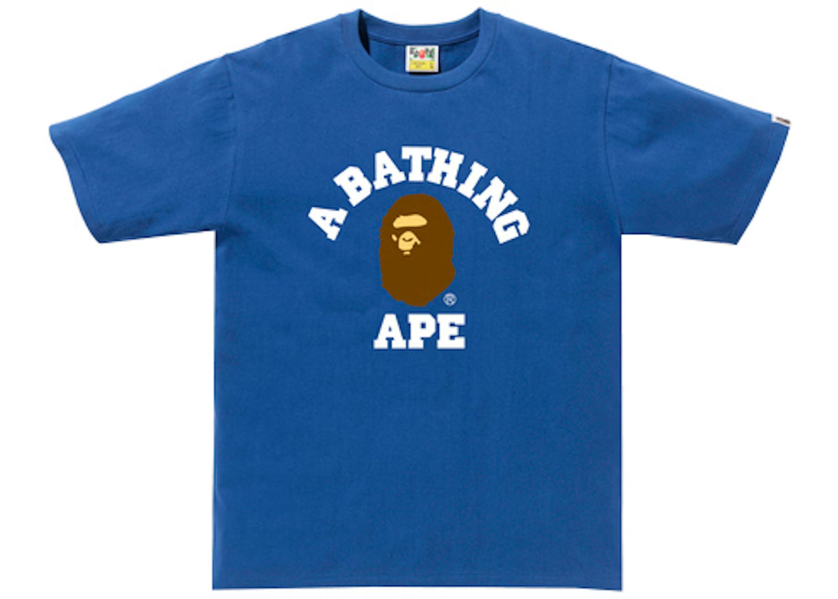 BAPE College Blue T-Shirt