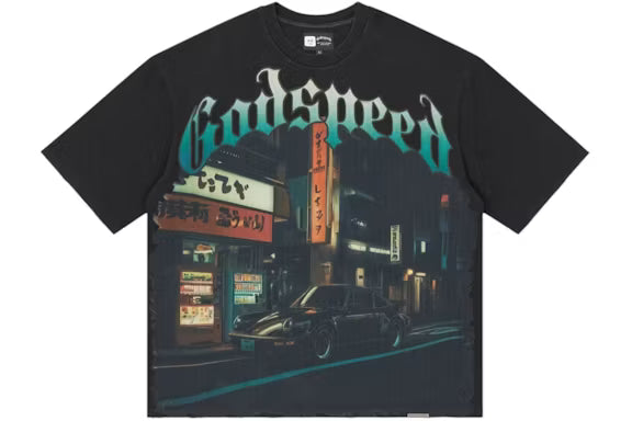 GodSpeed Pit Stop Tokyo Tee (Black)