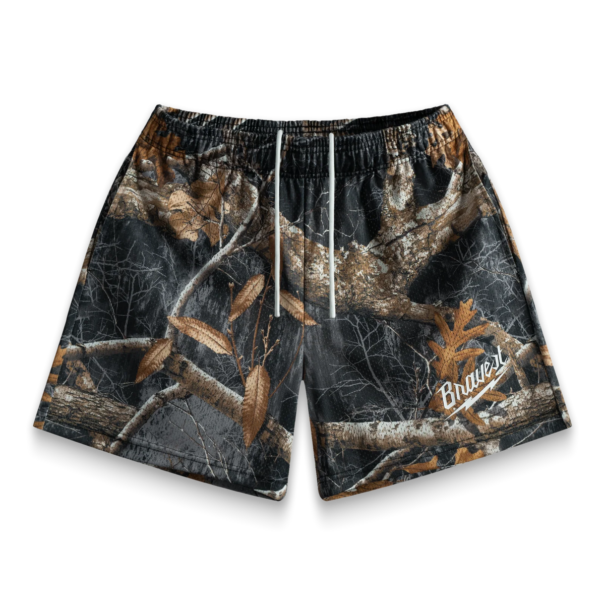 Bravest Studios Black Realtree Shorts