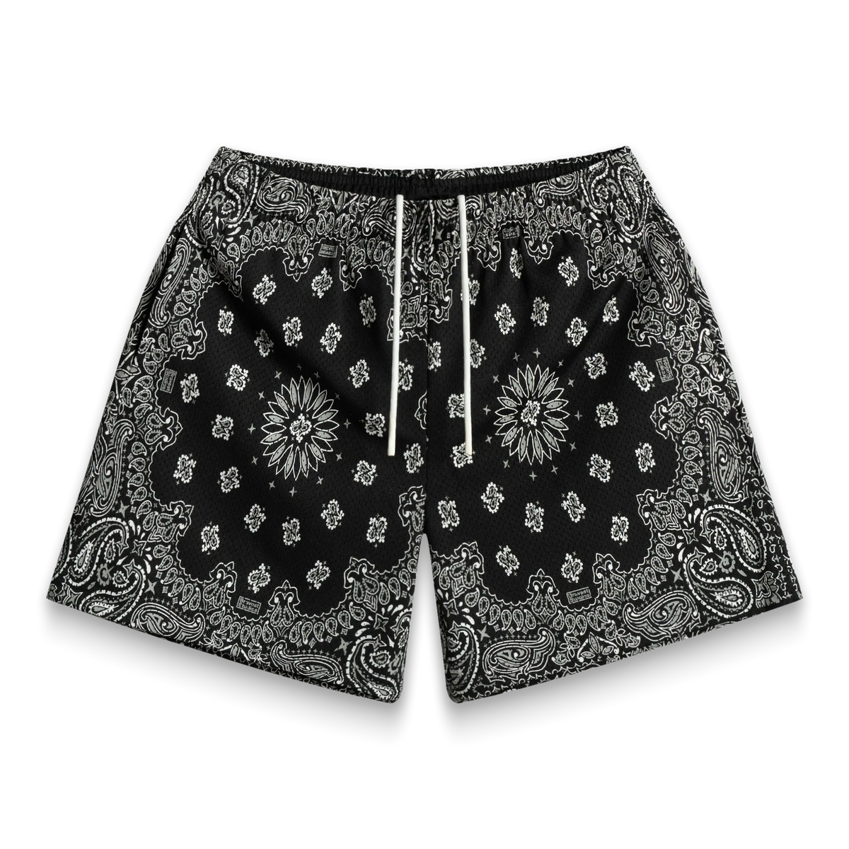 Bravest Studios Onyx Paisley Shorts