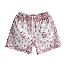 Bravest Studios Cream Paisley Shorts