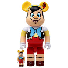 Bearbrick 100% & 400% - Pinocchio