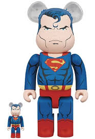 Bearbrick 100% & 400% - Superman Hush