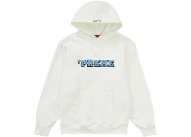 Supreme "Preme" Hoodie (White)