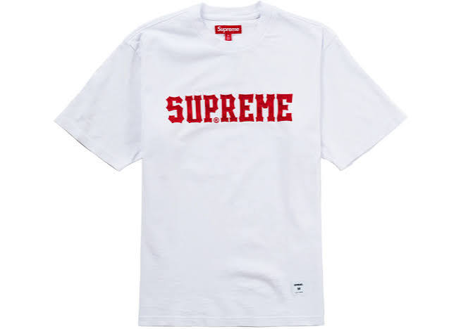 Supreme Twill Applique Tee (White)