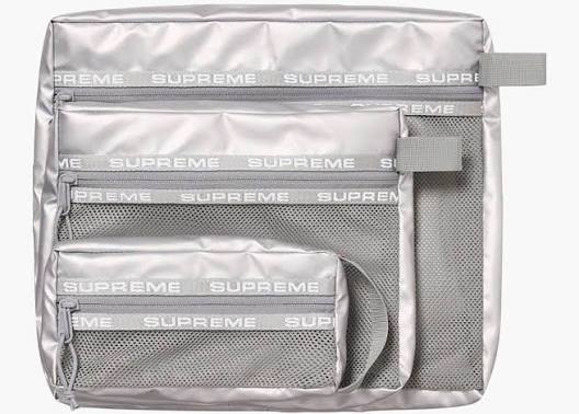 Supreme Organizer Bag Set (Silver)