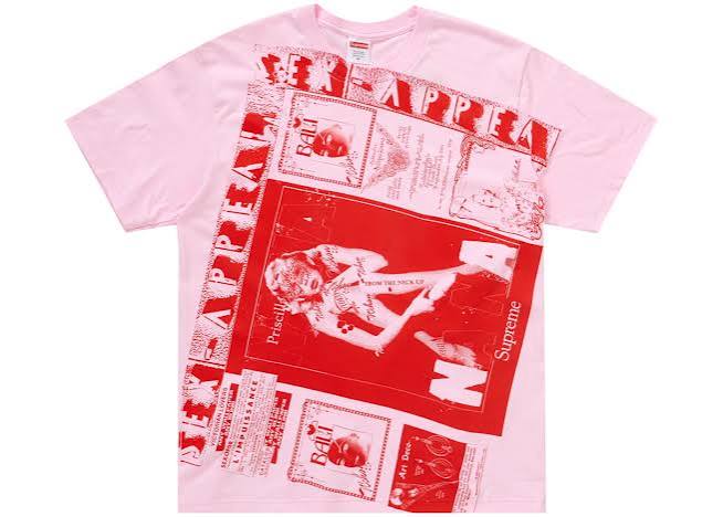 Supreme Collage Tee (Pink)
