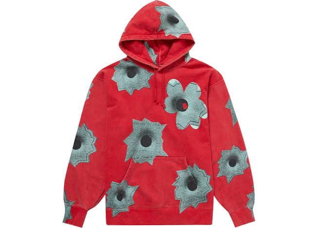 Supreme Nate Lowman Hoodie (Red)
