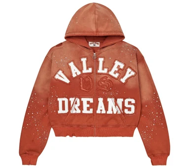 Vale Forever Classico Zip-up Hoodie (Orange)