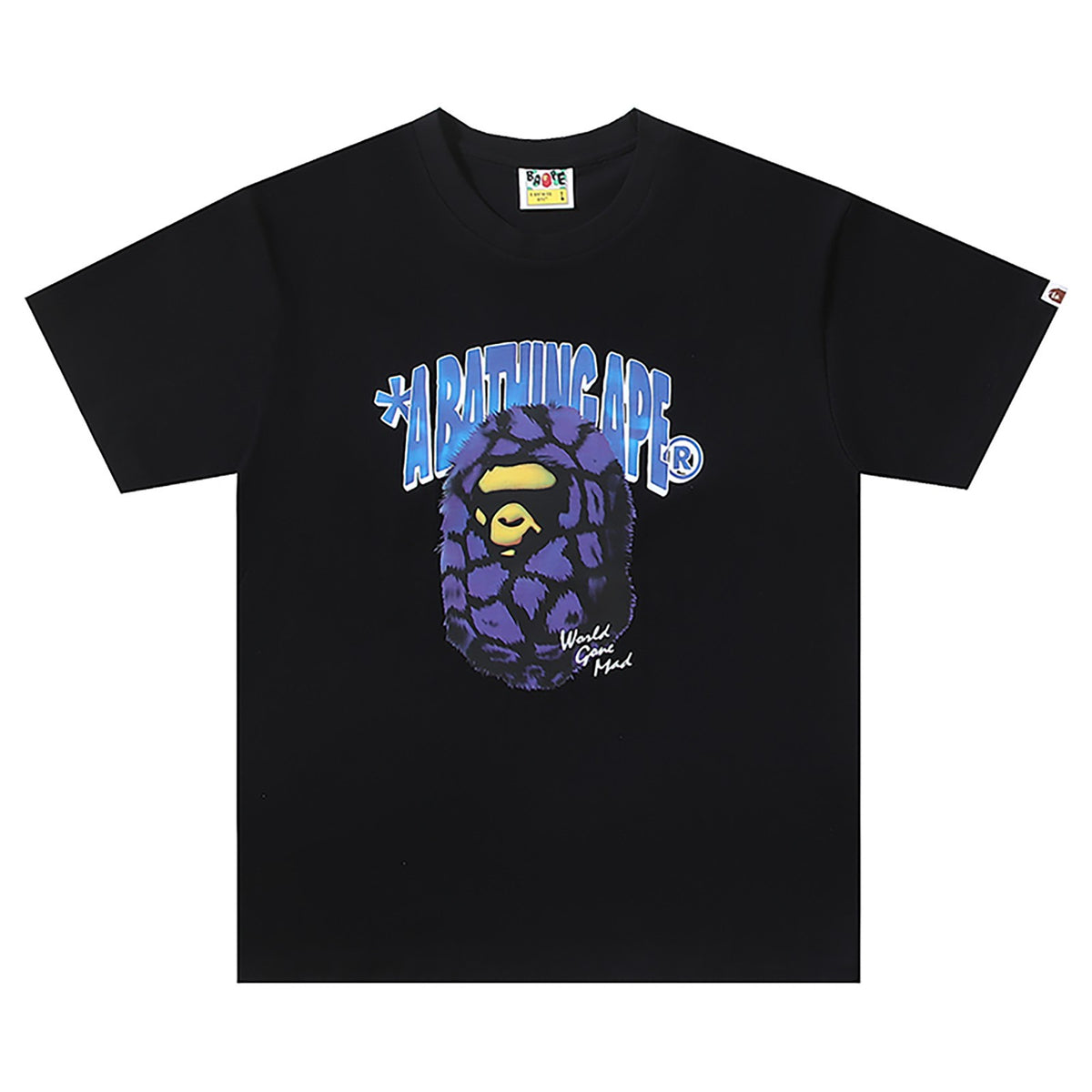 BAPE T-Shirt Fur Ape Head T-Shirt (Black)