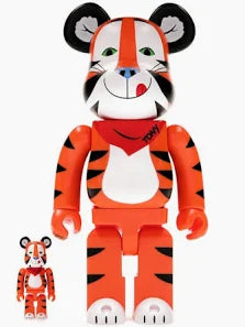 Bearbrick 100% & 400% - Frosted Flakes (Tony The Tiger)