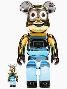 Bearbrick 100% & 400% - Minions (Dave)